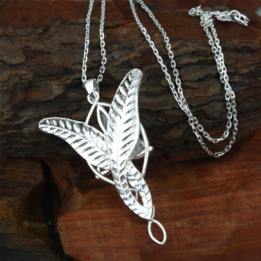 LOTR Arwen Evenstar S925 серебряная подвеска ожерелье Elf Nekclace серебряные ювелирные изделия