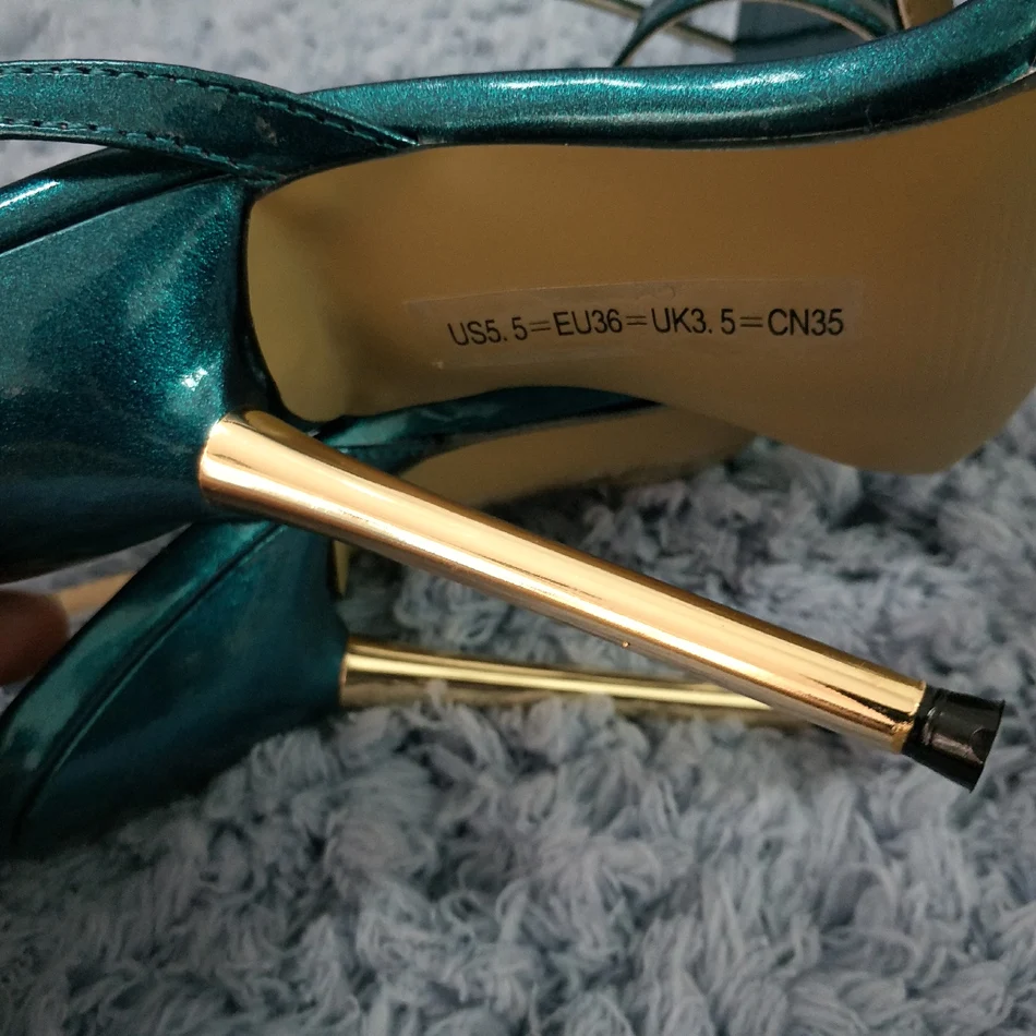 Женские туфли на шпильке железной Босоножки высоком каблуке пикантная обувь