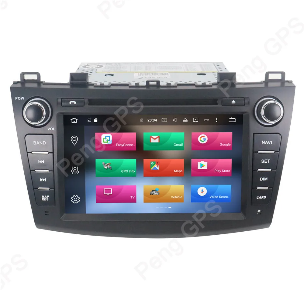 Автомагнитола 2 Din для Mazda 3 Axela 10/9 2009 с GPS навигацией CD DVD плеером Bluetooth DSP