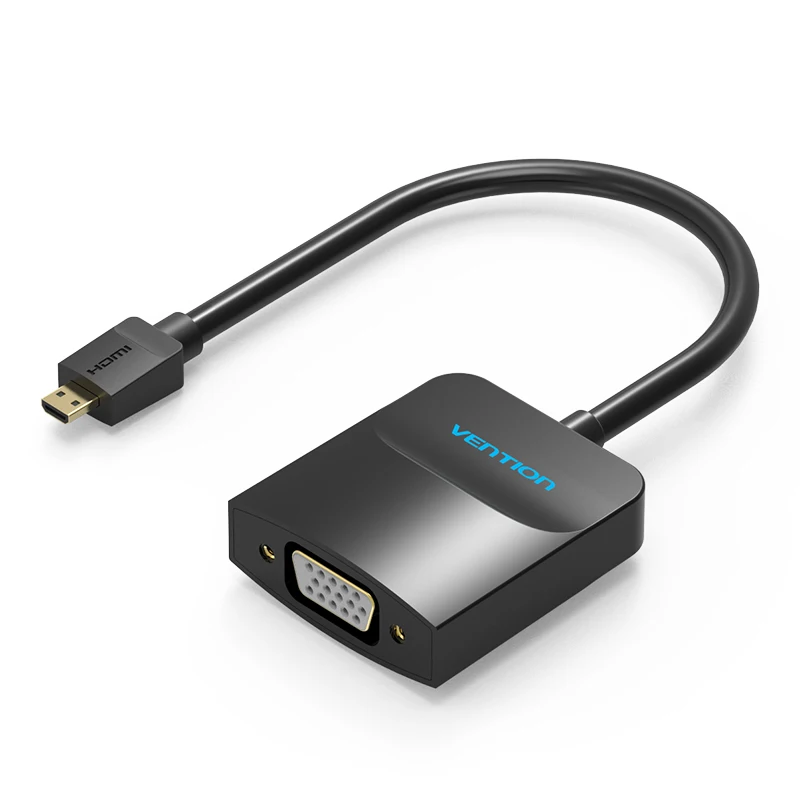 Переходник Vention с Micro HDMI на VGA Папа мама 3 5 мм|Кабели HDMI| |