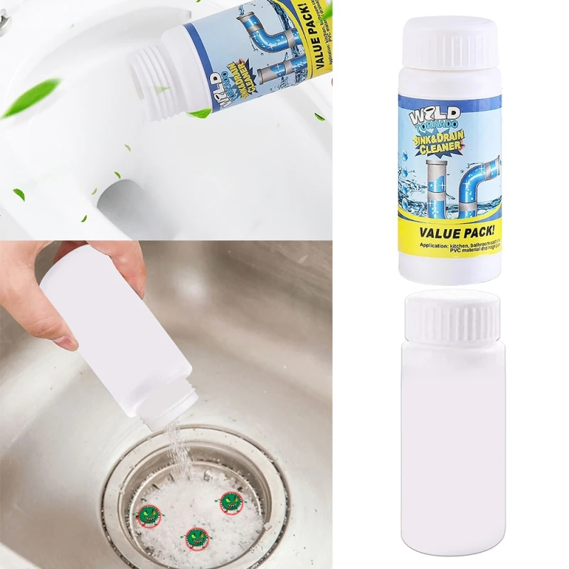 Powerful Sink Drain Cleaner Pipe Dredging Agent For Kitchen Sewer Toilet Brush Closestool Clogging Cleaning Tools