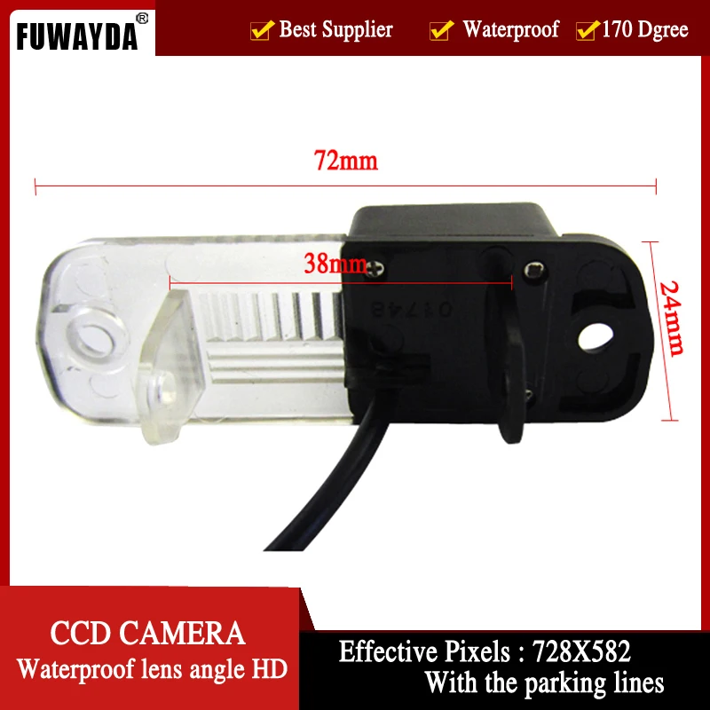 Автомобильная камера заднего вида FUWAYDA HD CCD для Mercedes Benz:C Class W203 E W211 CLS 300 W220 R350 R500