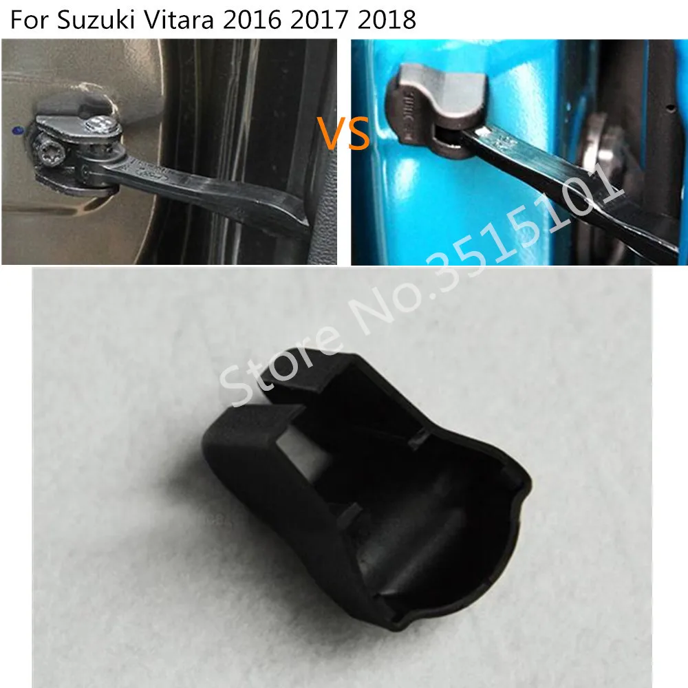 Car Anti Rust Water Proof Door Lock Key Keys Plastic Buckle Limit Device Trim 4pcs For Suzuki Vitara 2016 2017 2018 2019 | Автомобили и