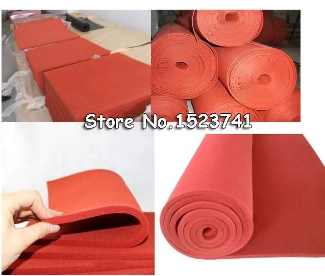 500x500x20 мм силиконовая губка резиновый лист пластина Pad 50x50 см (20x20 &quot)