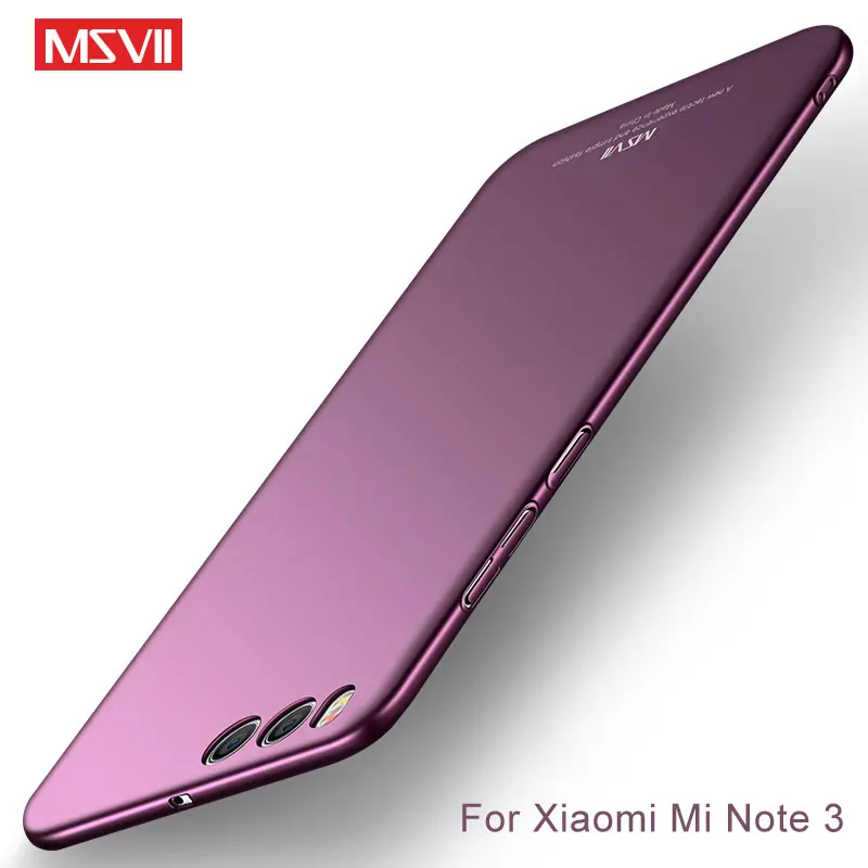 Чехол Msvii для Xiaomi Mi note 3 чехол xiaomi жесткая задняя крышка из поликарбоната mi чехлы