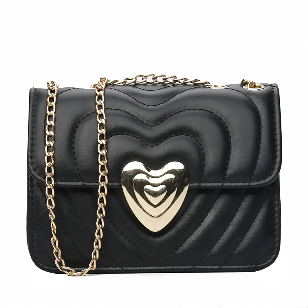 Модные однотонные новые элегантные женские сумки через плечо с цепочкой Джокер