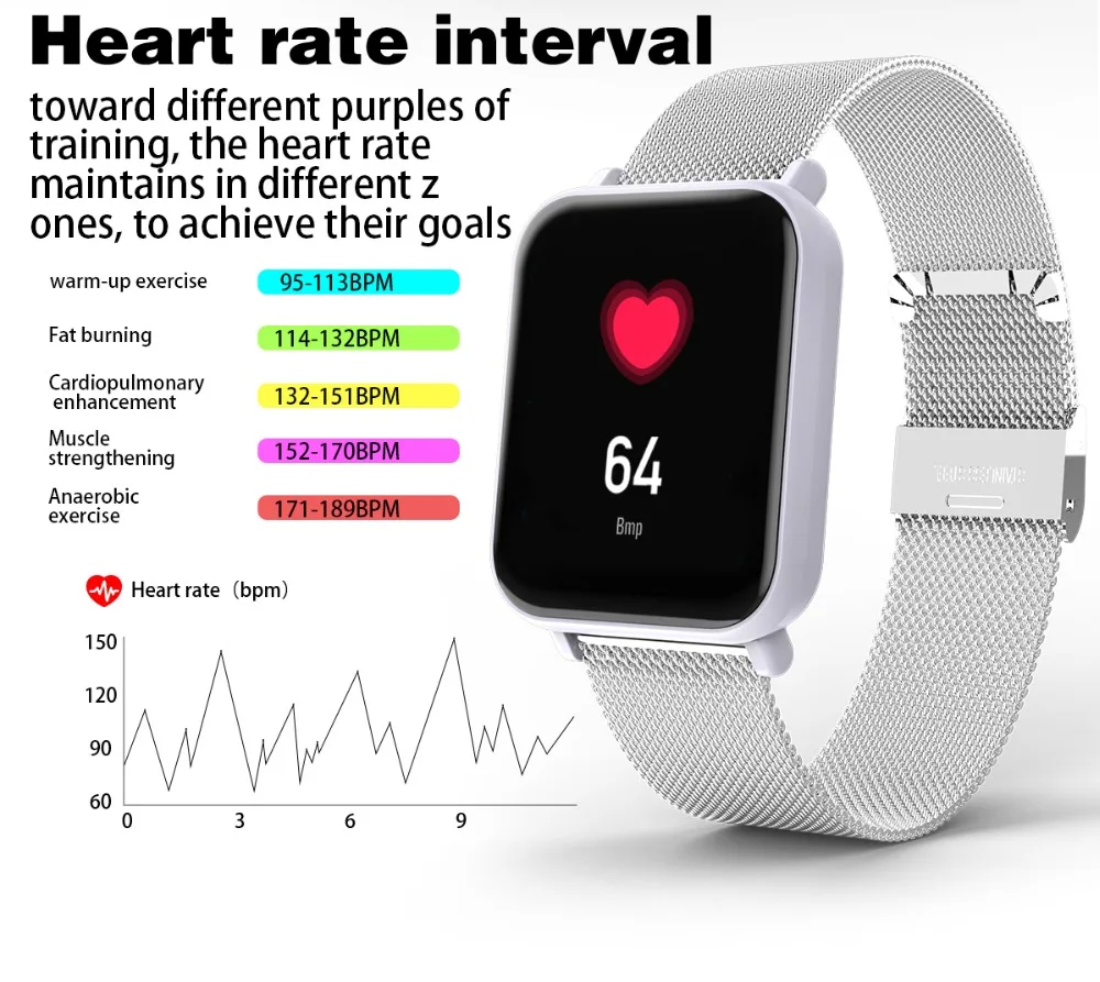 Фитнес трекер водонепроницаемый активности с 8 спортивными режимами шагомер