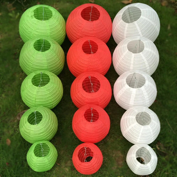 Высокое качество Китайский бумажный фонарь лампион свадебные болас китайские