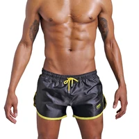 mens gym sport casual beach swim shorts swimwear men quick drying swimsuit swimming trunks fifth pants running shorts beachwear