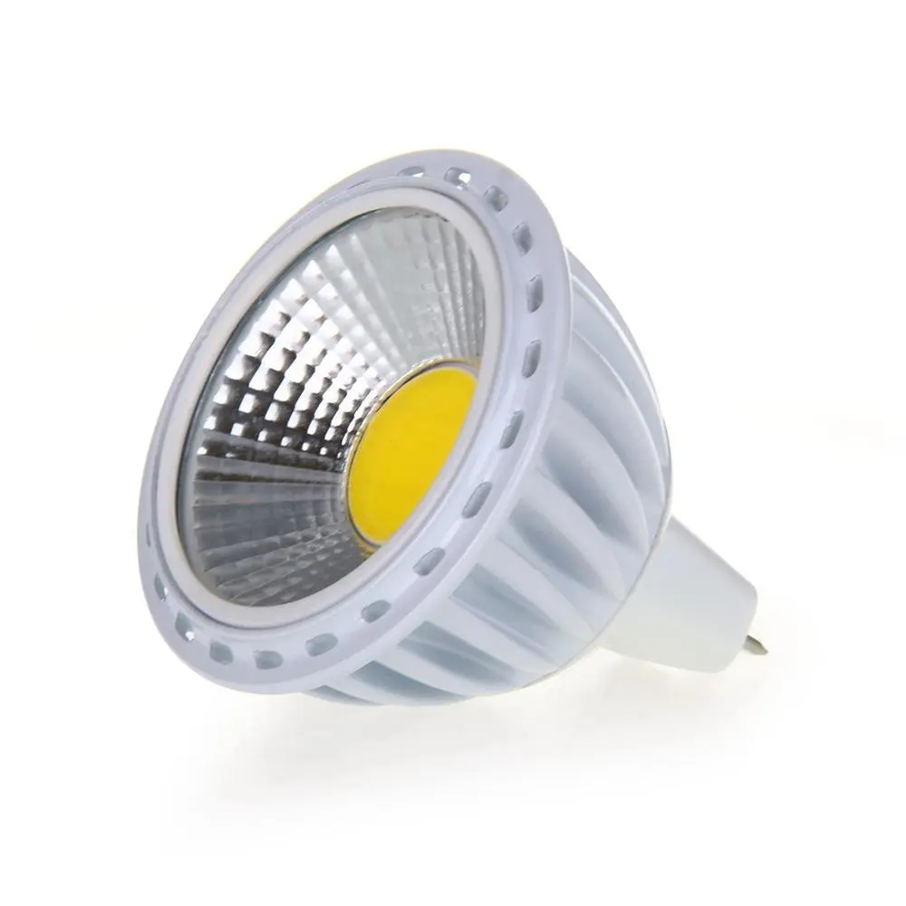 GU5 3 / MR16 6W COB лампочка 3000 лм 60 градусов K теплый белый DC 12V|Светодиодные лампы и