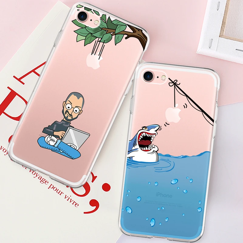 Силиконовый чехол для iPhone 6s 6 7 8 Plus XS MAX XR мягкий X 5 SE 5S прозрачный | Мобильные