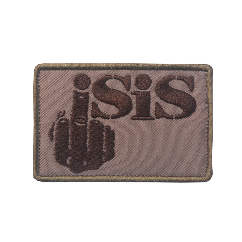 2017 средний палец ИГИЛ военная Боевая нарукавная повязка наплечная нагрудная