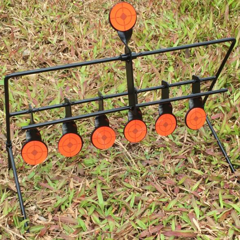 7 мишеней для стрельбы из металла самонастраивающаяся вращающаяся цель