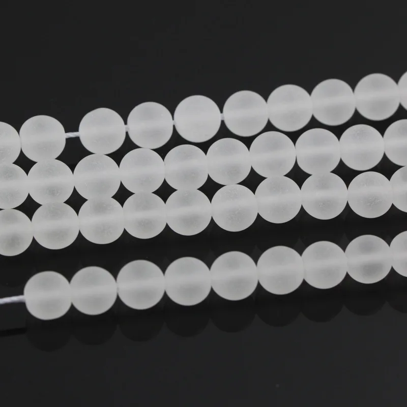 4-12 мм бусины из натурального камня круглый великолепный Прозрачный Кварцевый