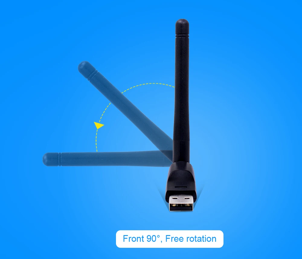USB адаптер Wi Fi RT5370 150 Мбит/с 802.11b/n/g|Сетевые карты| |