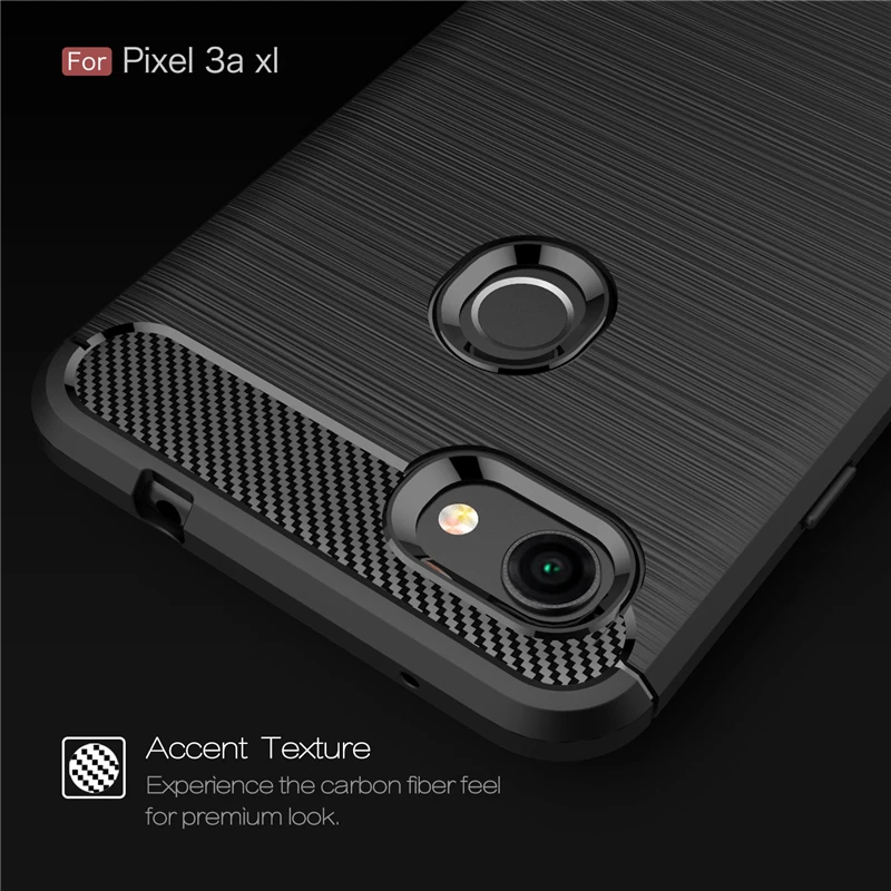 Wolfsay чехол из углеродного волокна для Google Pixel 3A XL резиновый силиконовый