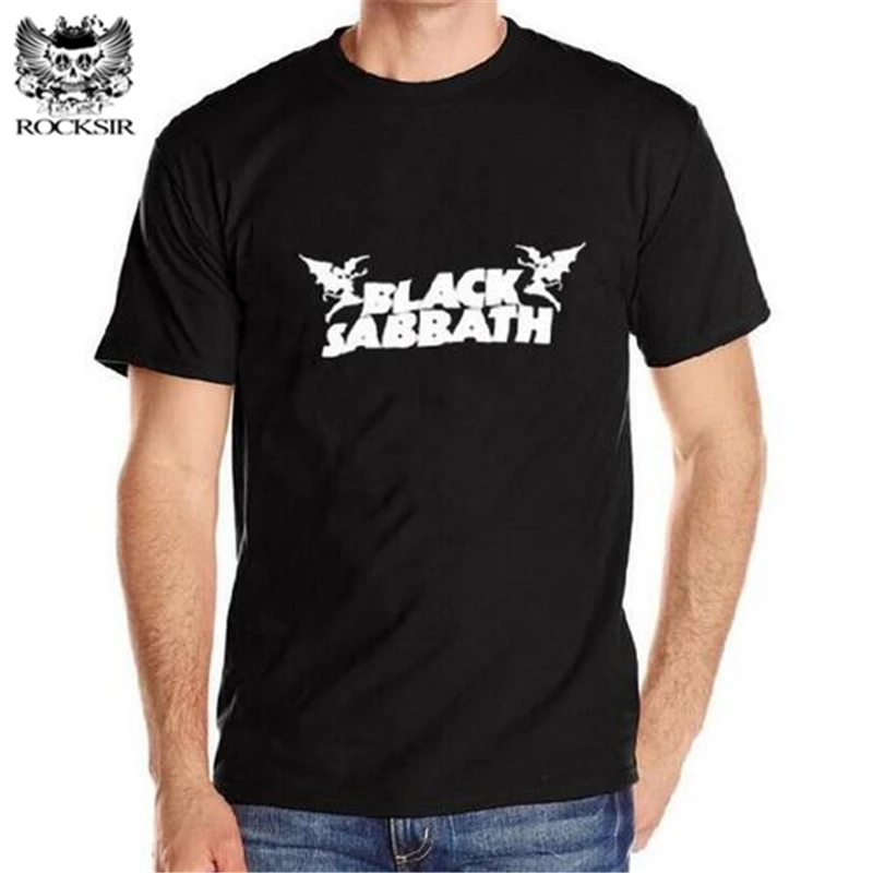 Rocksir Новая Черная Sabbath футболка рок Мужская wo s черные хлопковые футболки Homme хип