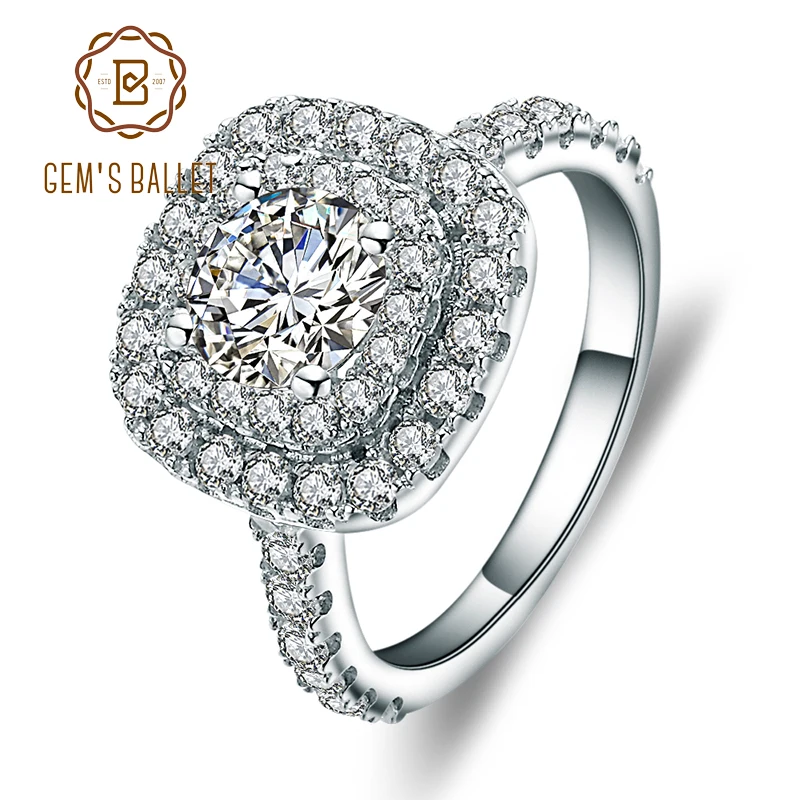 

Кольцо женское из серебра 925 пробы, с ореолом