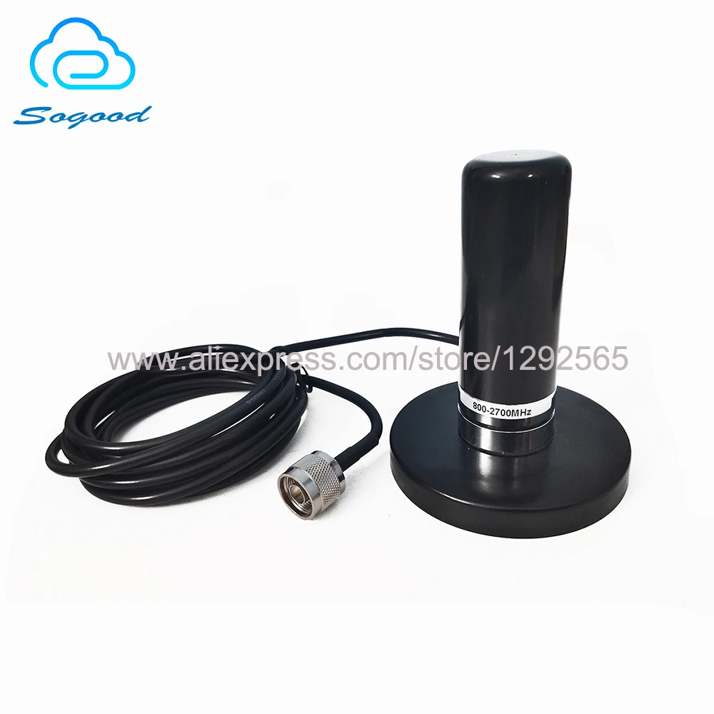 GSM 2 4G 3G wifi всенаправленный кабель с высоким коэффициентом усиления 35 дБи SMA/N Male 3 м