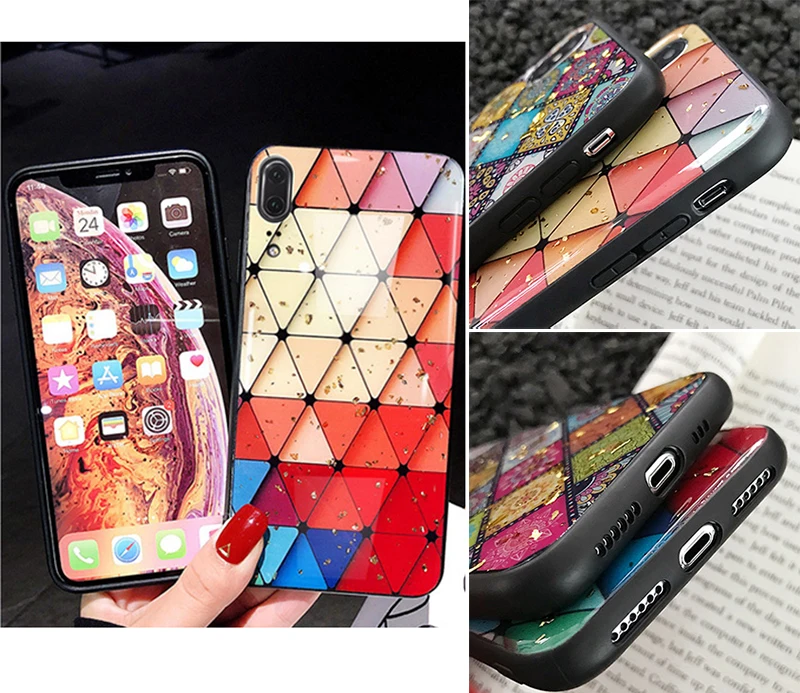 Классный чехол для iPhone XR противоударный Xs Max красочный iphone X XS 3d | Мобильные