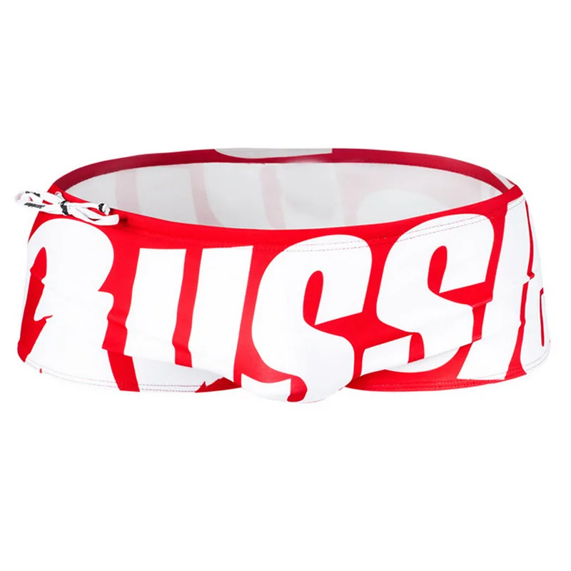 New Swimwear Men Beach Surfing Sexy Swimsuit Swim Trunks Summer Men's Swimming Shorts Swimsuits Short Briefs Letter Sunga - Цвет: 02