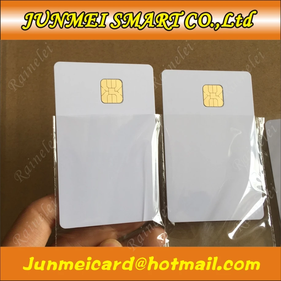 ISO 7816 белый AT24C64 чип смарт IC карта с 64K EEPROM памяти для системы контроля доступа 1 шт