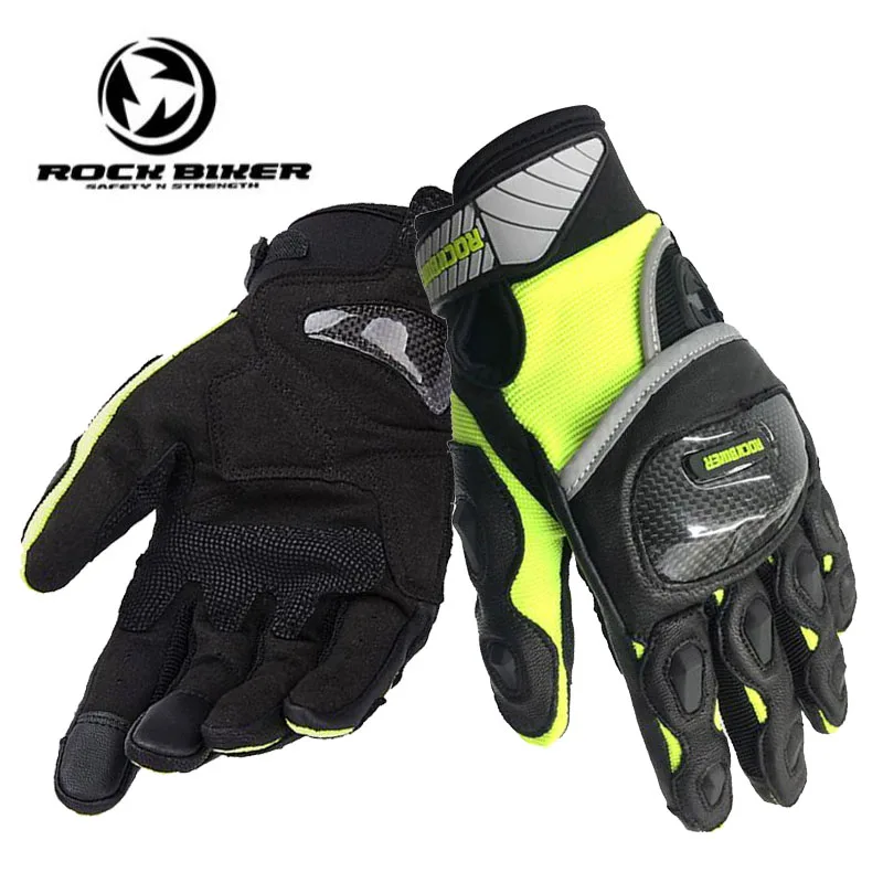 2018 New Summer Breathable Motorycle gloves motorbike glove of Sheepskin Carbon fiber Non-slip Wear-resistant can Touch screen | Автомобили