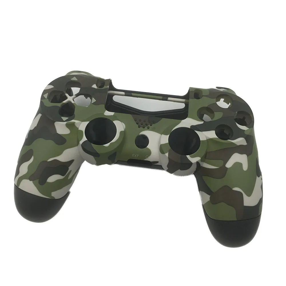 FrontBackBlack 6 комплектов для PS4 Pro 4,0 камуфляжная Защитная крышка замена кожи для playstation 4 JDS 040 корпус для игрового контроллера чехол - Цвет: FrontBackBlack
