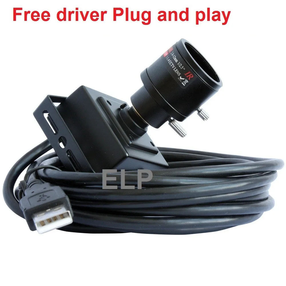 Эндоскоп видеонаблюдения ELP Aptina MI5100 5 Мп CMOS 2 8-12 мм с переменным фокусным