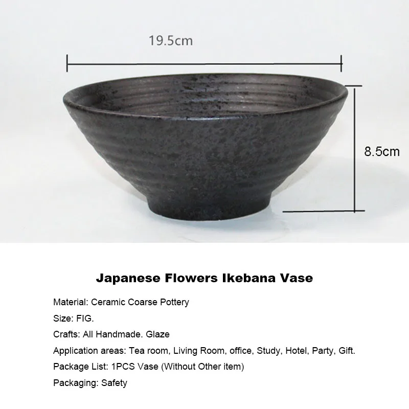 Ikebana гидропонный цветочный горшок грубая керамика настольная Цветочная