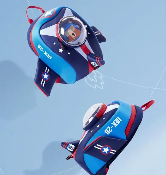 Joyloading 3D мультфильм Супер самолет пилот дизайн детский рюкзак школьный Детский