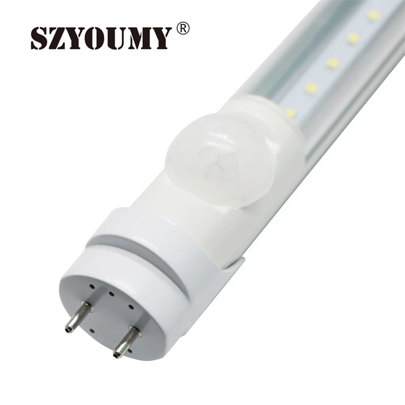 Светодиодная лампа SZYOUMY 18 Вт 1200 мм T8 4 фута SMD2835 теплый и холодный белый свет
