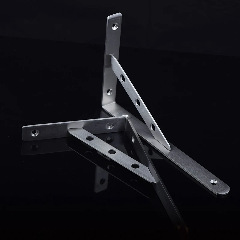 10PCS Heavy Duty Stainless Steel Wall Brackets Support Frame 20cm length Triangle Shelf Bracket Free Shipping by DHL | Обустройство