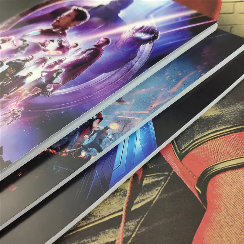 Записная книжка Мстители Infinity War Heros Железный человек Человек паук блокнот для