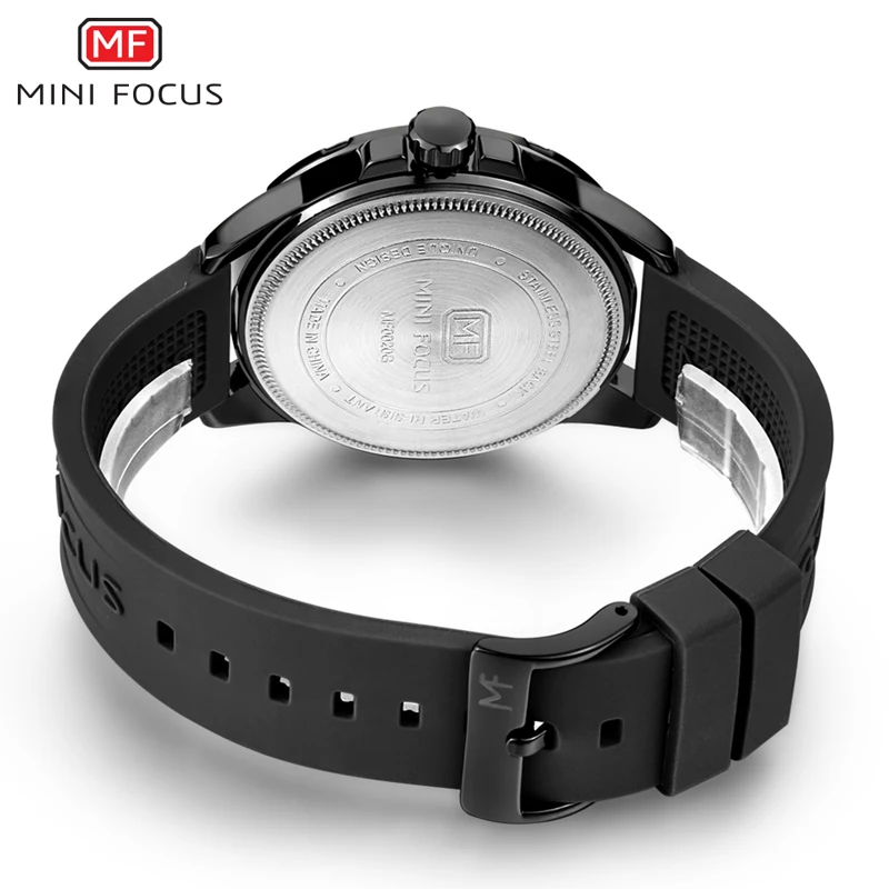 Minifocus Спорт Для мужчин часы кварцевые наручные Водонепроницаемый в стиле