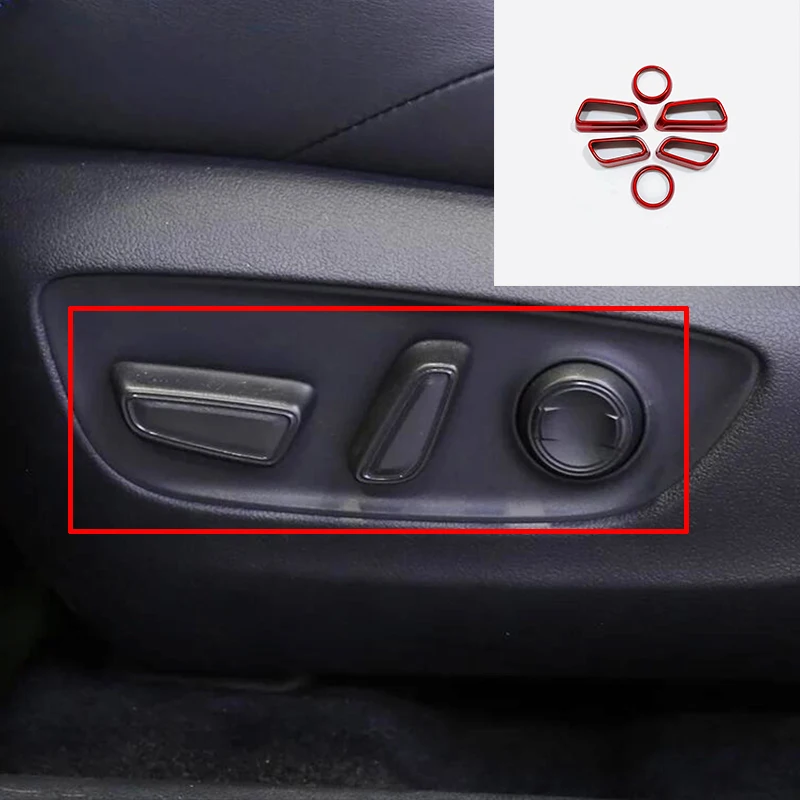 6 шт. накладки на сиденья автомобиля из АБС-пластика для Toyota RAV4 2019 | Автомобили и