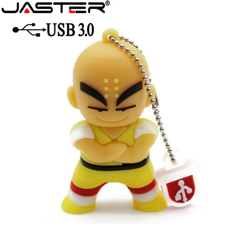 JASTER USB 3,0, флеш-накопитель с мультяшным драконом, шариком, Гоку, Король обезьян, подарок, 4 ГБ, 8 ГБ, 16 ГБ, 32 ГБ, 64 ГБ, usb флеш-накопитель, флешка с креветкой