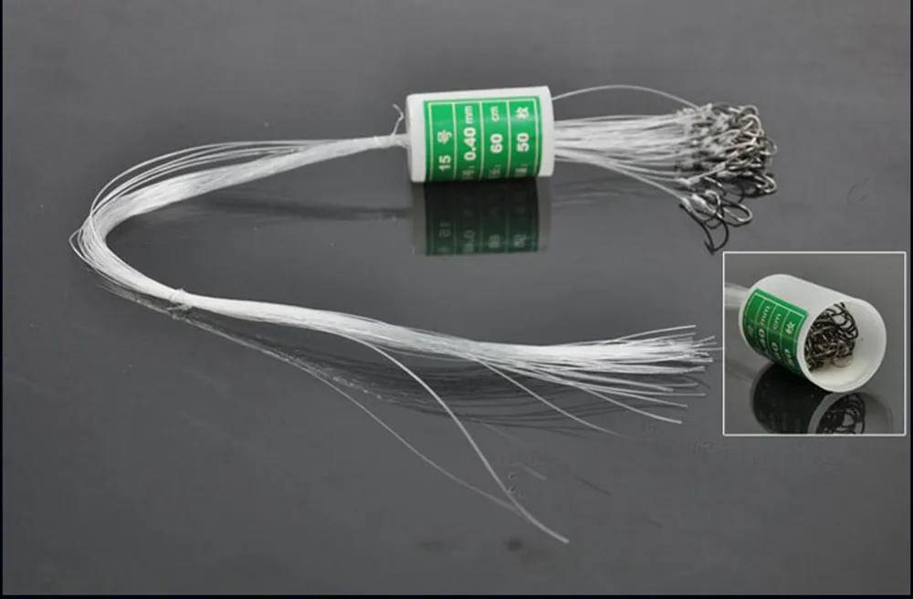 Рыболовная леска Завязывающийся крючком взрывобезопасный колючий двойной