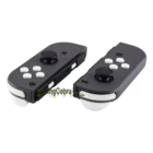 Супер мягкий на ощупь Белый ABXY SR SL L R ZR ZL триггер полный набор кнопок с инструментами для NS Switch  OLED JoyCon