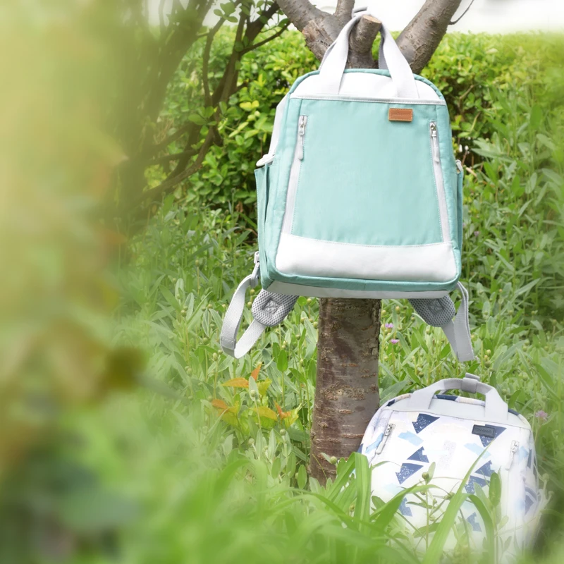 

Fashion Mummy Maternity Nappy Backpack Bag Large Capacity Mom Baby Multi-function Outdoor Travel Baby Diaper Bags For Baby Care