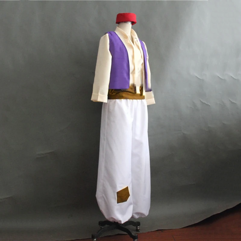

Костюм для косплея аниме Аладин лампа принца, мужской костюм для танцевальной вечеринки, костюм для косплея из фильма на Хэллоуин, маскарад...