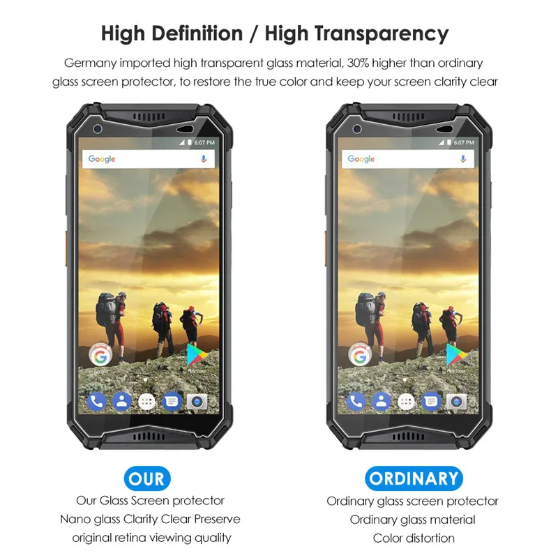 10 шт. Защитная пленка для экрана телефона Ulefone Armor 2 3 3T закаленное стекло 9H