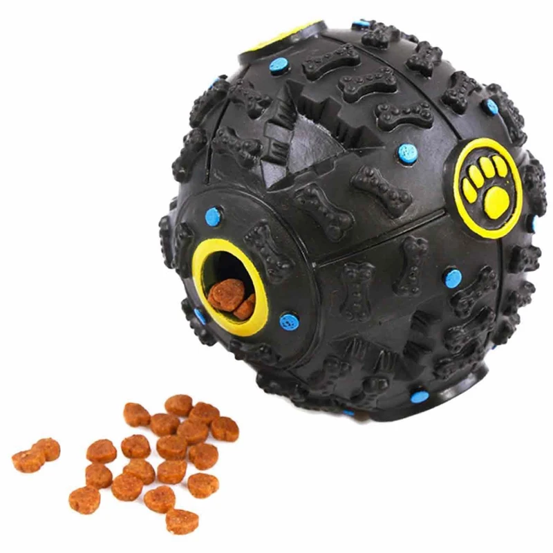 1 PC Pet ActivityTraining собаки шарика Tough удовольствие звук хихикать жевать игрушка