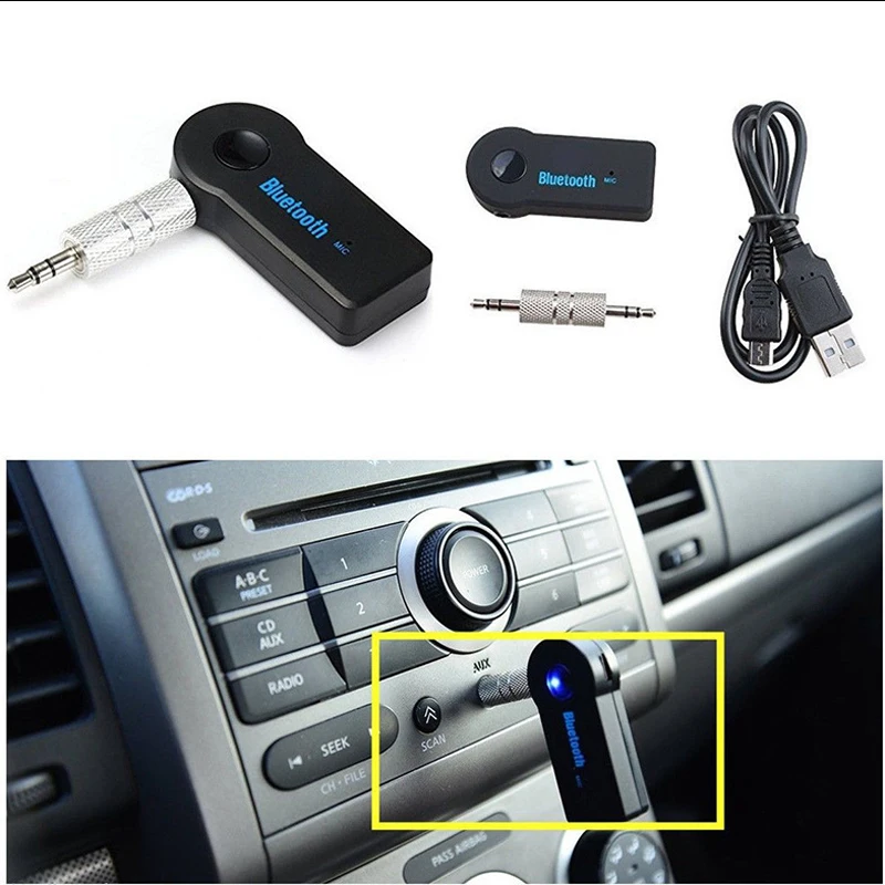 3 5 мм наушники громкоговоритель Bluetooth адаптер аудио автомобильный комплект Handsfree