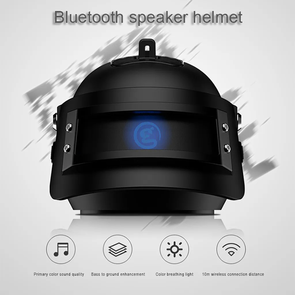 Переносная Колонка для шлема PUGB Беспроводная Bluetooth колонка Громкая