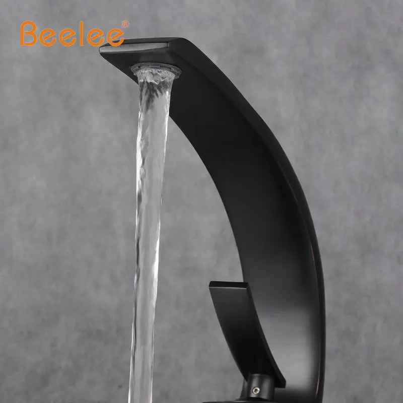 

Beelee Torneiras Creative Black Antique Basin Faucet One Hole Single Handle Oil Rubbed Bronze Bathroom Water Mixer Tap BL9006B