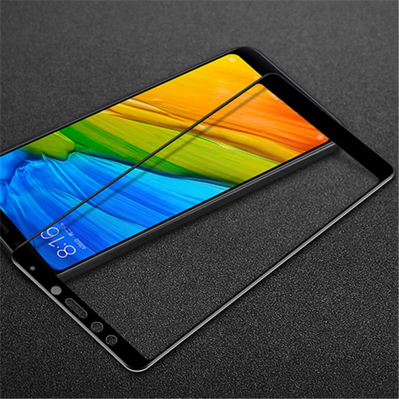Закаленное стекло для Xiaomi Redmi 5 Plus 2 шт. пленка полное покрытие Защита экрана |
