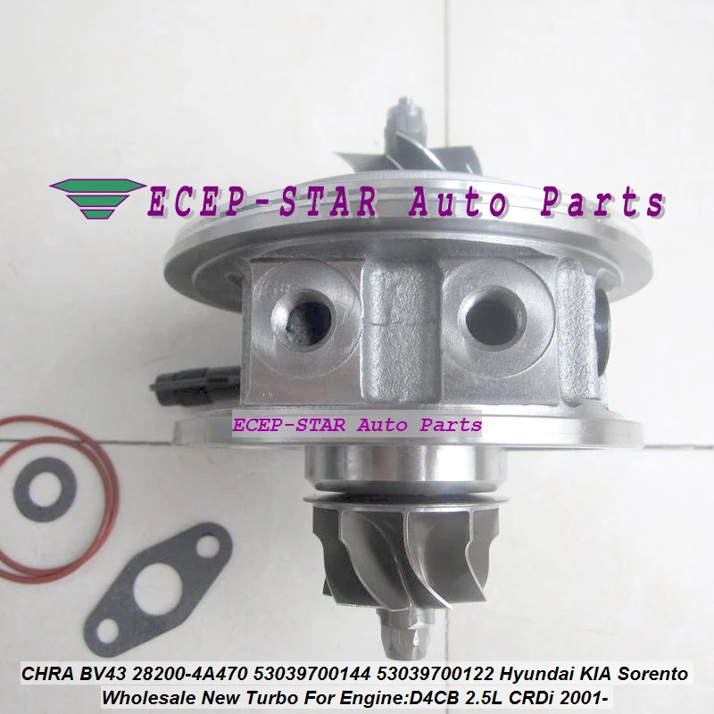 

Турбо CHRA картридж Core BV43 28200-4A470 53039880144 53039880122 Турбокомпрессор Для Hyundai для KIA Sorento 01-D4CB 2.5L CRDi