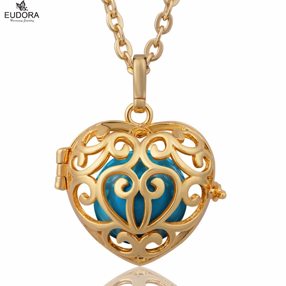 Розничная продажа подвеска в форме сердца золотого цвета гармония искусственная