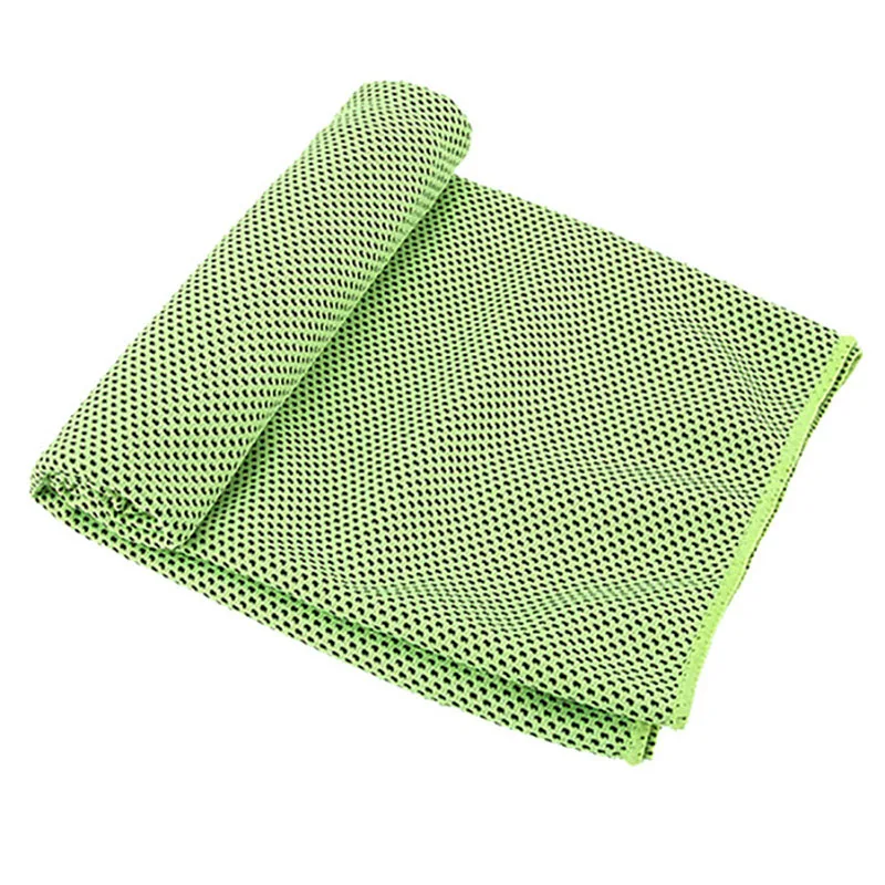 Green YS03 Легкая сушка Дайвинг Велоспорт микрофибра переохлаждения льда Спортивное Туристическое полотенце Пешие прогулки тренажерный зал фитнес купальные полотенца - Цвет: Green